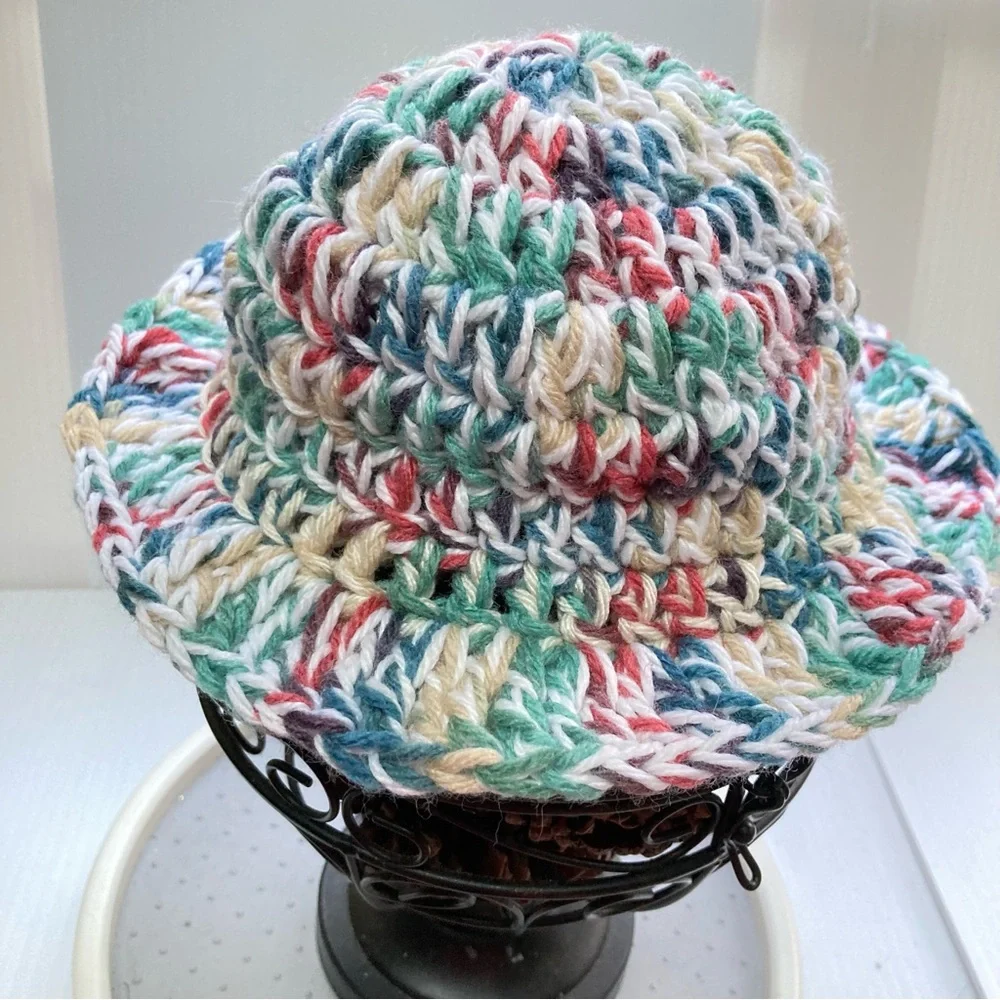 Warm Hat Handmade Crocheted Toddler Girl